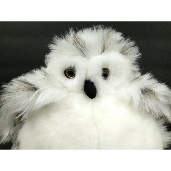 Authentic Island Lavender.com 8" Spotted White Snowy Owl Stuffed Animal Plushie - Picture 10 of 10